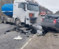 В ДТП с бензовозом под Мгой погиб водитель легковушки