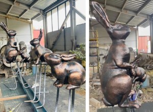 В Шлиссельбурге установят скульптуру зайцев